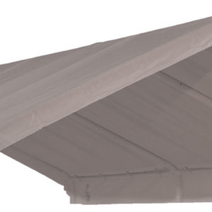 ShelterLogic - 10x20 White Canopy Replacement Cover, Fits 1-3/8" Frame
