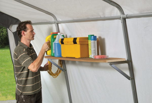 ShelterLogic - Shelter Shelf Brackets (2) Metal Support Arms, Mounting Hardware and (6) Self-tapping Screws - Image 6