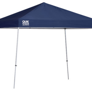 Quik Shade - QS WE81 12x12 SLANT LEG CANOPY, TWILIGHT BLUE COVER, SILVER FRAME