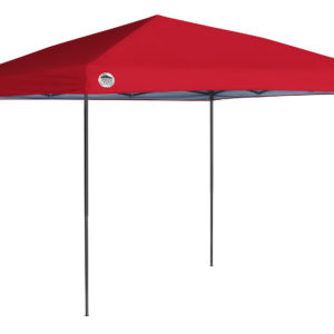 Quik Shade - QS ST100 10x10 STRAIGHT LEG CANOPY, RED COVER, BLACK FRAME
