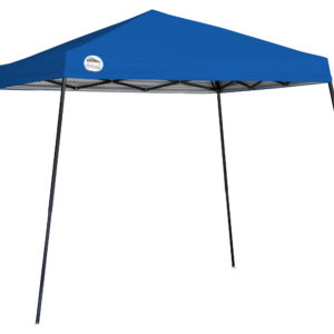 Quik Shade - QS ST56 10x10 SLANT LEG CANOPY, BLUE COVER, BLACK FRAME