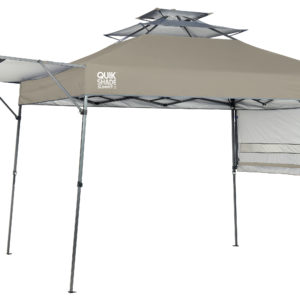 Quik Shade - QS SX170 10x10 STRAIGHT LEG CANOPY, TAUPE COVER, GRAPHITE METALLIC FRAME