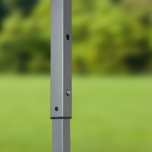 Quik Shade - QS C289 17x17 STRAIGHT LEG CANOPY, WHITE COVER, WHITE FRAME