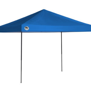 Quik Shade - QS ST80 8x10 STRAIGHT LEG CANOPY, BLUE COVER, BLACK FRAME