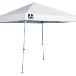 Quik Shade - QS WE81 12x12 SLANT LEG CANOPY, WHITE COVER, WHITE FRAME