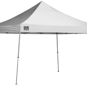 Quik Shade - QS WE144 12x12 STRAIGHT LEG CANOPY, WHITE COVER, WHITE FRAME