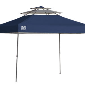Quik Shade - QS SX100 10x10 STRAIGHT LEG CANOPY, BLUE COVER, GRAPHITE METALLIC FRAME