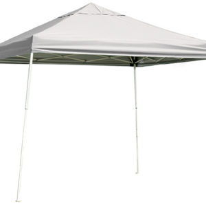 ShelterLogic - 12x12 SL Pop-up Canopy, White Cover, Black Roller Bag