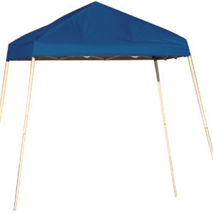 ShelterLogic - 8x8 SL Pop-up Canopy, Blue Cover, Carry Bag
