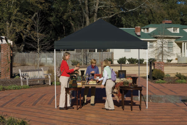 ShelterLogic - 10x10 ST Pop-up Canopy, Black Cover, Black Roller Bag - Image 3