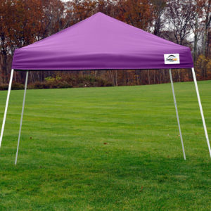 ShelterLogic - 8x8 SL Pop-up Canopy, Purple Cover, Carry Bag