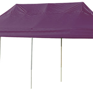 ShelterLogic - 10x20 ST Pop-up Canopy, Purple Cover, Black Roller Bag