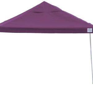 ShelterLogic - 12x12 ST Pop-up Canopy, Purple Cover, Black Roller Bag