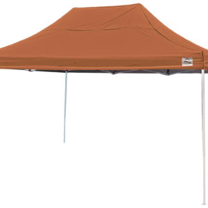 ShelterLogic - 10x15 ST Pop-up Canopy, Terracotta Cover, Black Bag