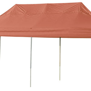 ShelterLogic - 10x20 ST Pop-up Canopy, Terracotta Cover, Black Bag