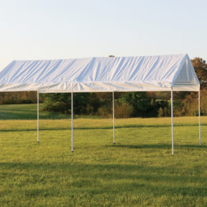 ShelterLogic - 10'x20' Canopy, 1-3/8" 6-Leg Frame, White Cover
