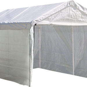 ShelterLogic - 10x20 White Canopy Enclosure Kit, Fits 2" Frame