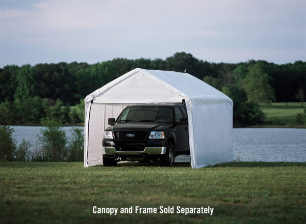 ShelterLogic - 10x20 White Canopy Enclosure Kit, Fits 2" Frame - Image 6