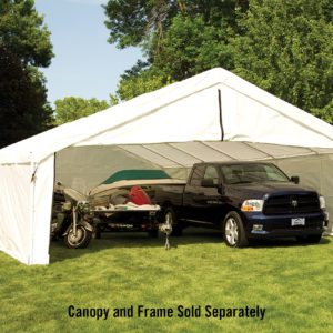 ShelterLogic - 30x40 White Canopy Enclosure Kit, FR Rated