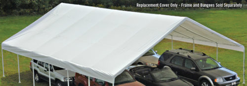 ShelterLogic - 30x40 Canopy White Replacement Cover for 2-3/8" Frame; FR Rated