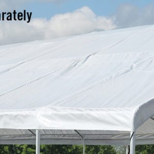 ShelterLogic - 30x50 Canopy White Replacement Cover for 2-3/8" Frame; FR Rated