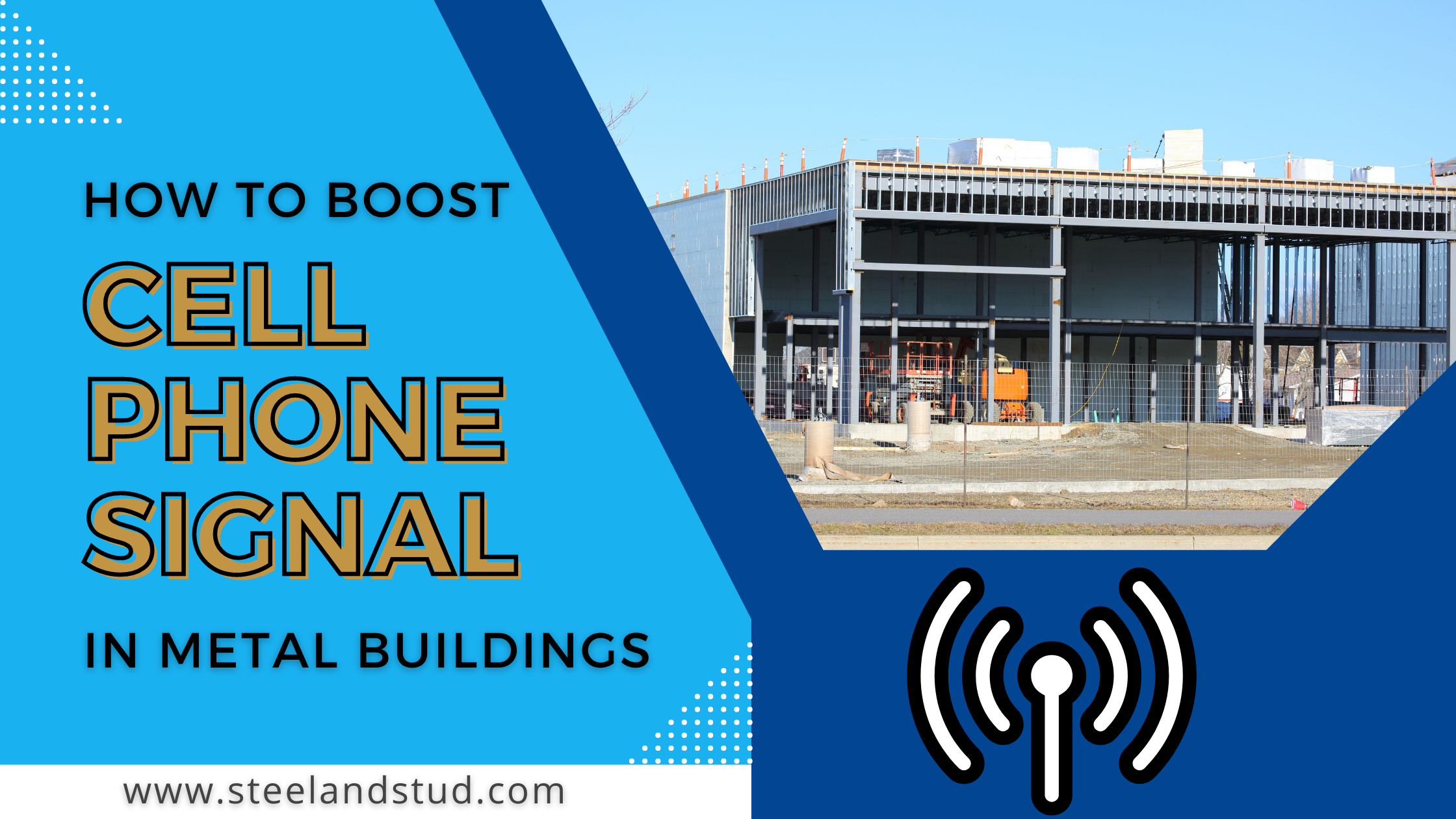 how to boost cell signal in metal buildings