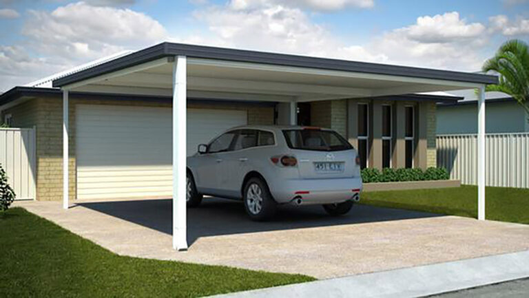 Flat Roof Carport