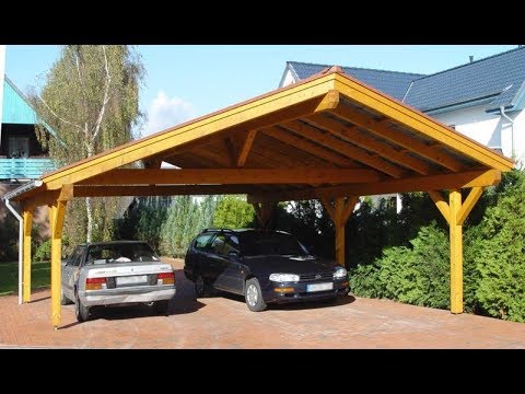 Two Car Wood Carport