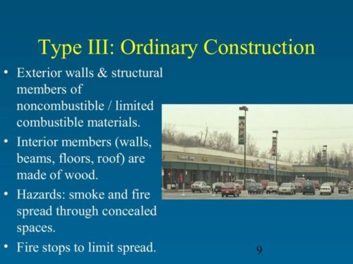 Type 3 - Ordinary Construction