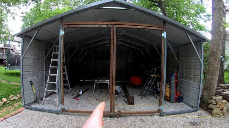 Adding Width to A Metal Carport