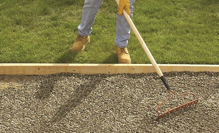 prepare ground for standing carport