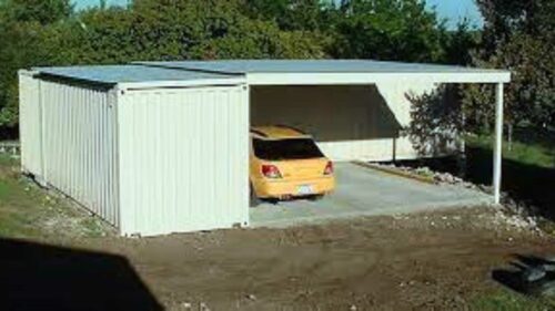 Recycled Shipping Container Carport