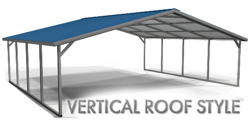 Vertical Roof Carport