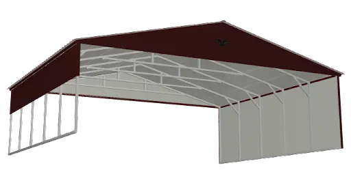 Available Sizes and Prices of Vertical Roof Metal Carport