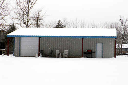 Metal Carport Roofs Made for Heavy Snow Loads