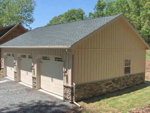 Stone siding or wainscoting