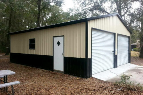 fully enclosed metal building walls