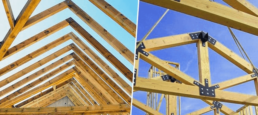 Rafters vs. trusses