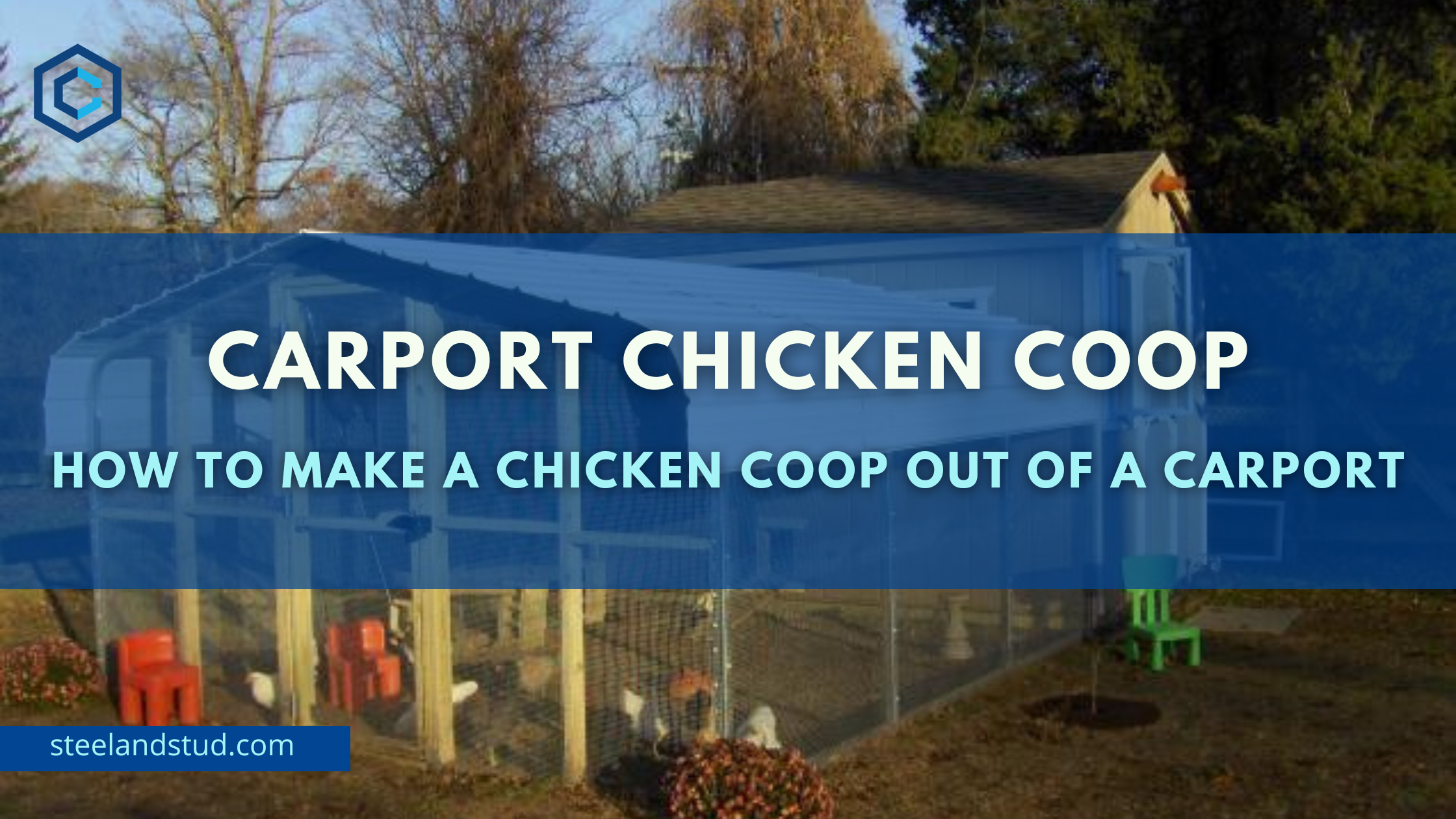 chicken coop carport