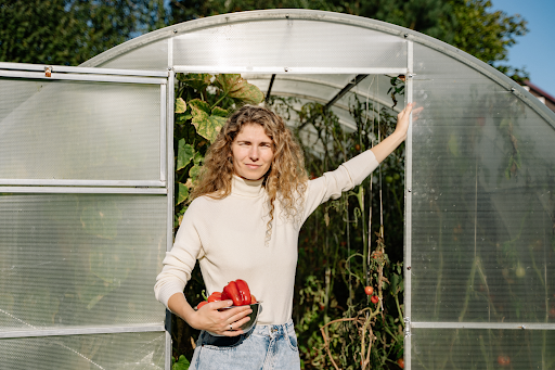 greenhouse door