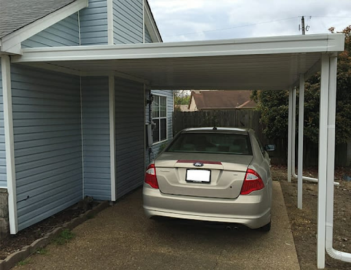 Attached Metal Carport