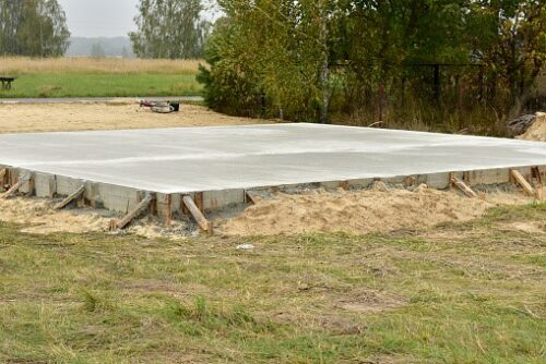 Carport with Concrete Foundation