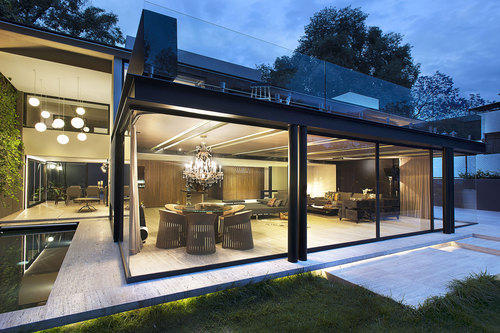 metal house.
