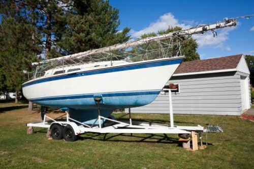 Metal Boat Carport in florida