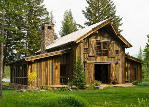 Rustic cabin style