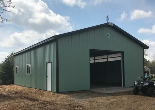 Steel Building Color Options for mountain area
