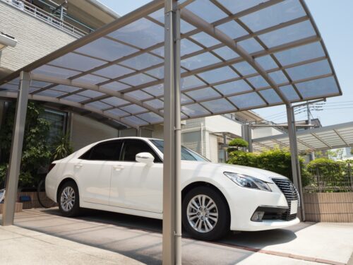 how to dress up a carport