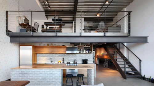 loft in a steel building requires bare minimum maintenance