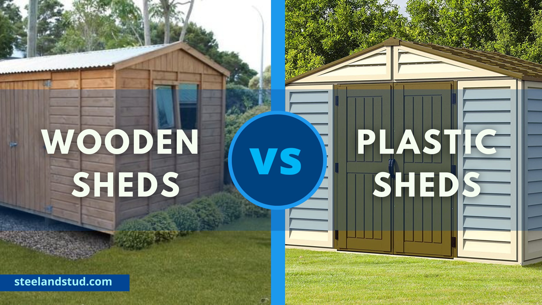Wooden sheds vs plastic sheds