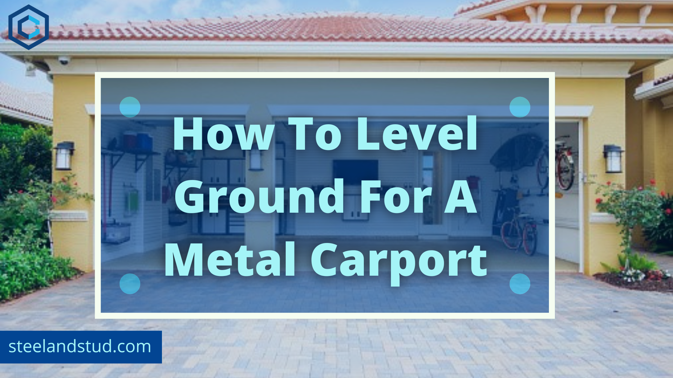 how to level ground for a metal carport